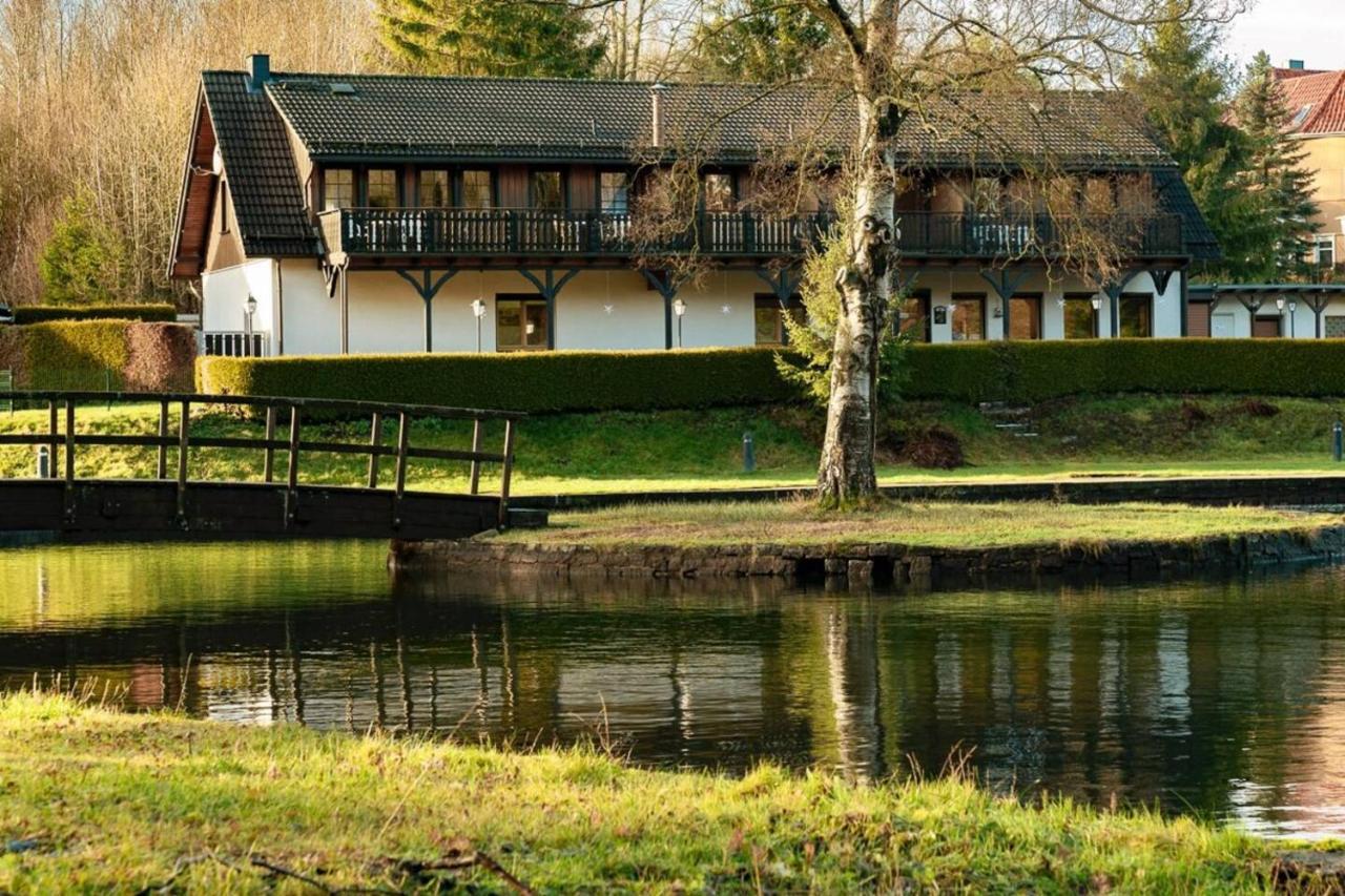 Das Waldseechalet Maerchenhafter Waldseeblick - Moderne Wohnung Mit Infrarotsauna 哈瑟尔费尔德 外观 照片