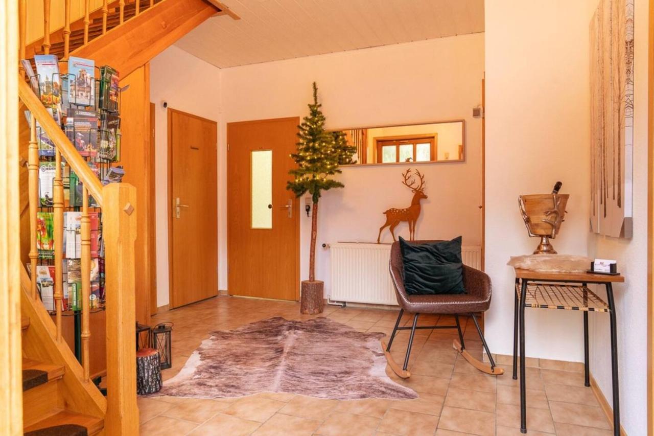 Das Waldseechalet Maerchenhafter Waldseeblick - Moderne Wohnung Mit Infrarotsauna 哈瑟尔费尔德 外观 照片