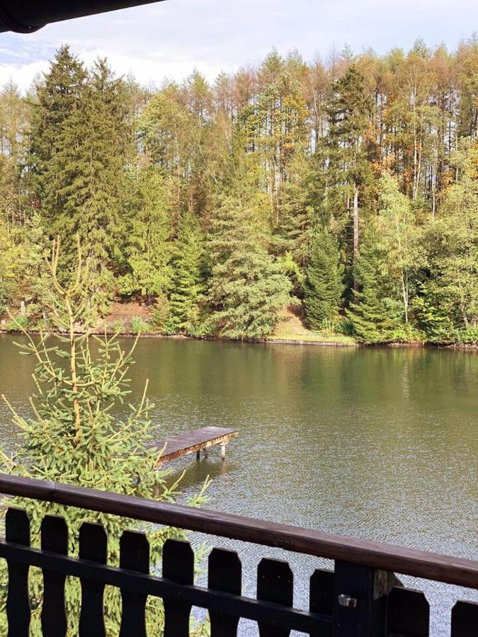 Das Waldseechalet Maerchenhafter Waldseeblick - Moderne Wohnung Mit Infrarotsauna 哈瑟尔费尔德 外观 照片